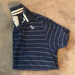 A&F short sleeve polo shirt